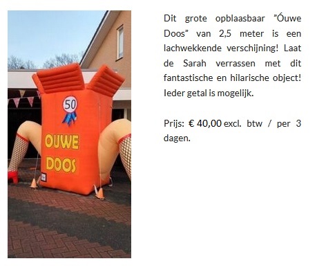 Ouwe doos Ouwe doos huren Emmen Assen Stadskanaal Groningen
